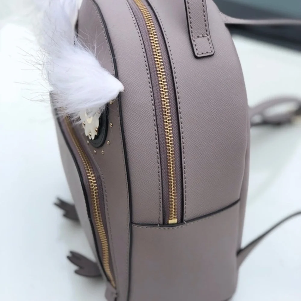 KATE SPADE LEATHER OWL TOMI STAR BRIGHT BACKPACK